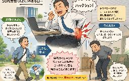 当院の治療例…「くしゃみから重度のぎっくり腰に?」